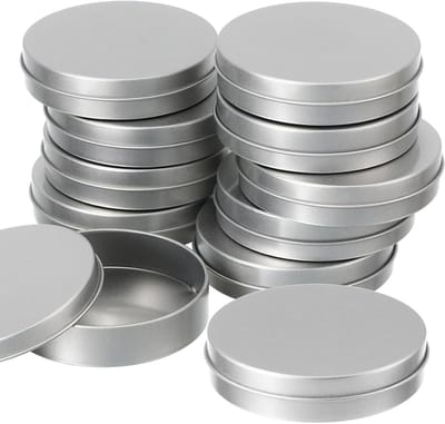 10 Mini Opbergdozen voor Snoep - Ronde Metalen Blikjes met Deksel voor Snoep, Cookies en Spellen