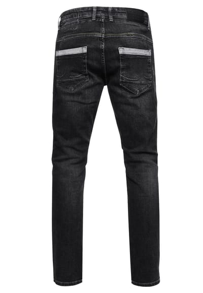 Jeansbroek "YOKOTE" rechte pasvorm stone-washed