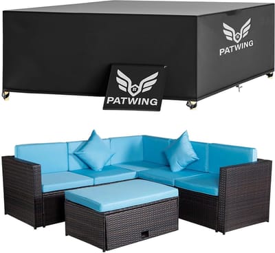Waterdichte tuinmeubelhoes - Bescherming tegen weersinvloeden - 1 stuk - 600D Oxford-stof - 242x160x100 cm