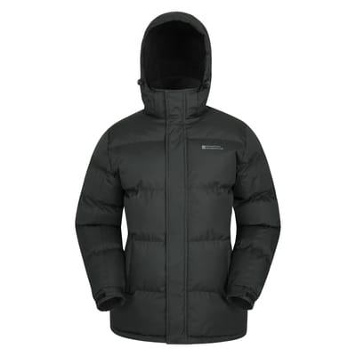 Mountain Warehouse Gewatteerd heren sneeuwjack (Zwart)