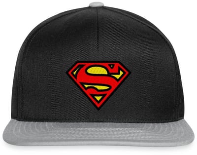 Superman Logo S-Shield Borduurwerk Snapback cap