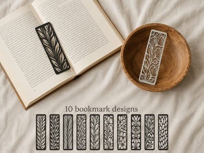 Skushy Boekenlegger - Set van 10 Stuks - Bladwijzer voor Boeken - Kinderen en Volwassenen - Unieke Modellen - Leeservaring Accessoire - Cadeau Idee voor Lezers - Boekensteun - Boekenlegger - Boekenleggers Om In Te Kleuren