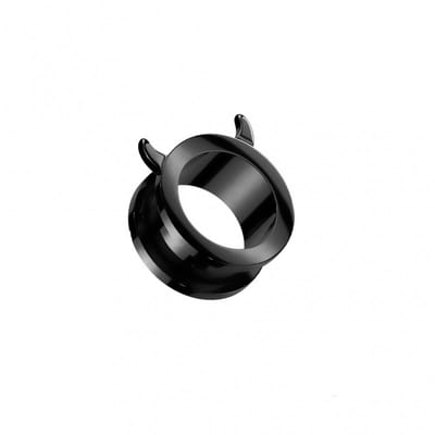 Screw fit tunnel Devil Horn - 12 mm - LMPiercings