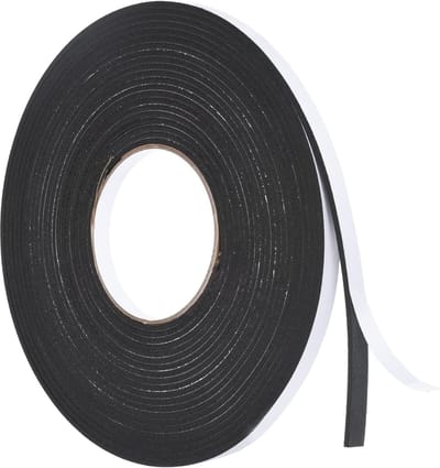 32.8ft/10m Weerbestendige Strip - 1 Rol - 10mm Breed - 3mm Dik EVA Foam Tape - Zelfklevende Strip voor Deur en Raam Isolatie - Geluiddemping - Energiebesparing