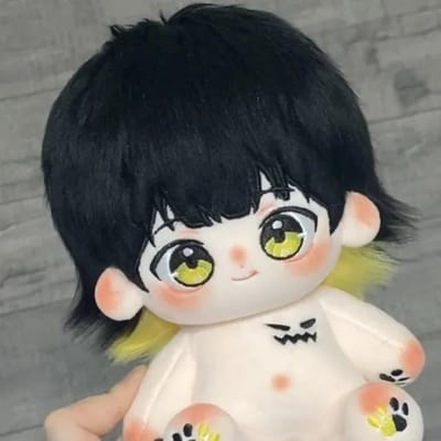 20cm Anime Blue Lock Bachira Meguru Cosplay Pluche Pop Lichaam Met Skelet Cartoon Speelgoed Voor Kinderen Cadeaus Verjaardagscadeau Ornament 20cm only body gray