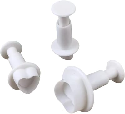 Set van 3 Hartvormige Koekjesuitsteekvormen voor Koekjes en Fondant - Perfect voor Valentijnsdag, Bruiloften en DIY Decoraties