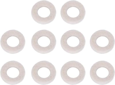 10 Stuks Ventiel Vilt Ringen en Kussen Pads voor Trompet met Piston Ventiel Reparatieset Accessoires