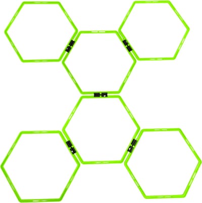AJ-Sports Hexagon Agility Grid - Agility ladder - Agility Hoepels - Loopladder - Voetbal - Training