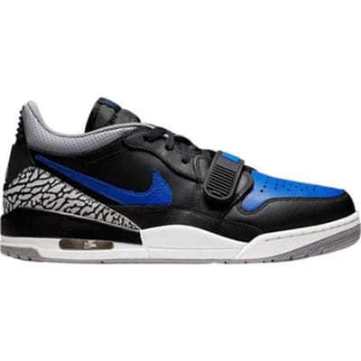 Lage Sneakers Nike Baskets Air Jordan Legacy 312 noir / gris / bleu