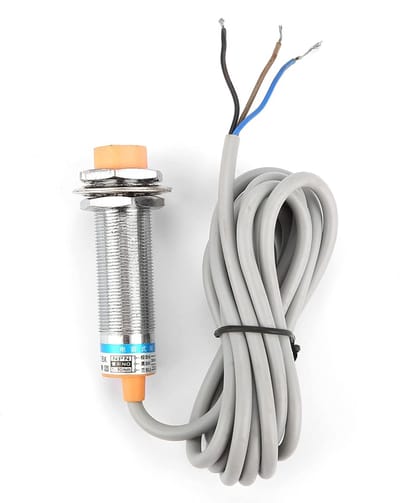 Capacitieve Naderingsschakelaar - Contactloze Sensor - Industriële Automatisering - Detecteert Metaal en Niet-Metaal - 10 mm Detectieafstand - Grijs