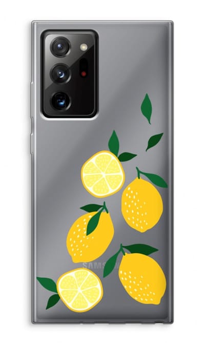 Case Company® - Hoesje geschikt voor Samsung Galaxy Note 20 Ultra hoesje - You're my lemon - Soft Cover Telefoonhoesje - Bescherming aan alle Kanten en Schermrand