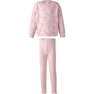 LUPILU Kinder kledingset 2-delig (Roze, 98/104)
