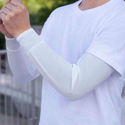 Heren Losse Zonnebrandmouwen IJshandschoenen Fietsen Armbeschermers Sport Hardlopen Autorijden Absorberend