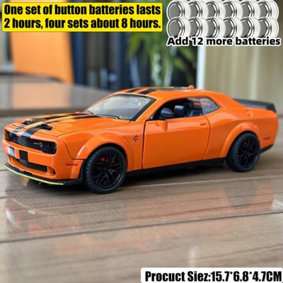 1:32 Dodge Challenger Srt Hellcat Redeye Supercar Legering Metaal Diecast Modelauto Huis Trendy & Bureau Display Ornamenten Verjaardag