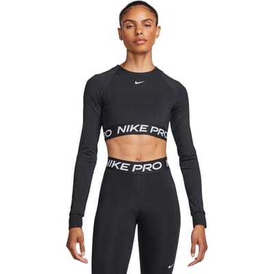 Nike Pro Dri-FIT 365 Cropped LS Shirt Dames - Maat S
