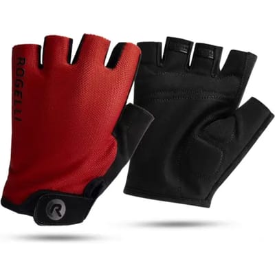 Rogelli Core Heren Fietshandschoenen - Zomer - Korte vinger - Rood