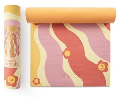 Antislip Yogamat 6 mm - Comfortabele en Lichtgewicht Oefenmat voor Yoga, Pilates en Fitness - Voor Dames en Heren