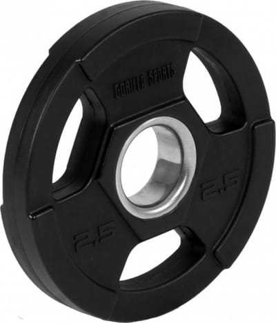 Gorilla Sports Olympische Halterschijf 2,5 kg - Gripper Kunststof - Professioneel 50/51 mm