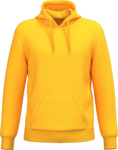 Kariban Gerecycleerde sweater met capuchon uniseks K4041 - Yellow - M