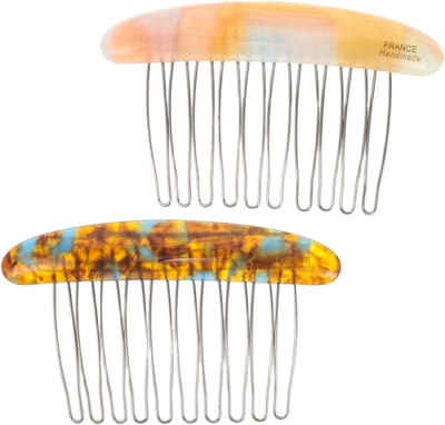 2x Elegante Franse Zijkammen voor Dames - Haaraccessoires voor Kapsels