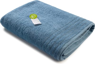 ARTG® Organic - Biologische Katoen - Strandhanddoek - 100 x 180 cm - Blauw - Blue