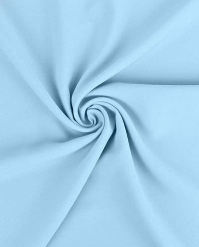Burlington Stof Uni per Meter – Licht Blauw – Stevig & Vormvast – Texture Stof – Voor Broeken, Rokken & Colberts
