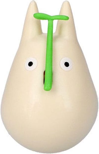 Semic My Neighbor Totoro Round Bottomed Figurine Small Totoro met leaf 5 cm Beeld