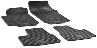 Walser DirtGuard rubberen voetmatten geschikt voor Skoda Citigo 2011-2019 - Seat Mii - VW Up 10/2011-Vandaag