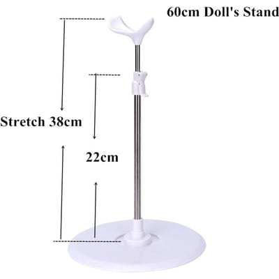3 Maten om te Kiezen Uitrekbaar Standaard voor 16 14 13 BJD Accessoires Verstelbare Hoogte voor 75cm Pop
