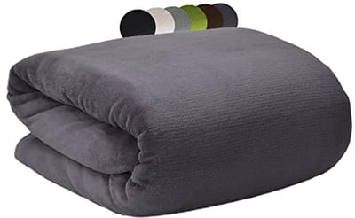 XXL Fleece Dekens 220 x 240 cm - Zachte en Warme Woondeken voor Bed en Bank - Ideaal voor Alle Seizoenen
