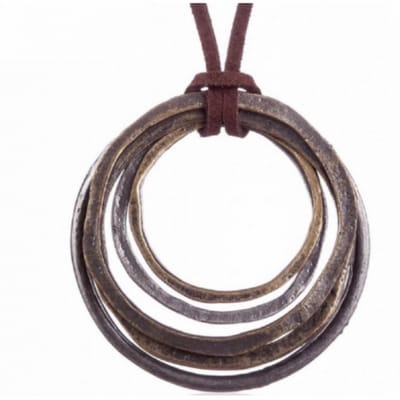 Ketting- Metaal- 52 mm- Brons-Allergievrij- Charme Bijoux