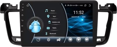 Autoradio met bluetooth - Carplay - Voor Peugeot 508 & 508SW (2011-2018) - Geschikt voor Apple en Android - Stereo - Navigatie - Navigatiesysteem auto - 2GB 32GB