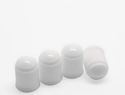 TT-products ventieldoppen kunststof wit 4 stuks