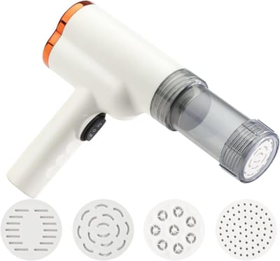 Elektrische Pastamaker - Automatische Deegroller - Thuis Pasta Maken - Draadloos en Snel - 200g Capaciteit - Wit