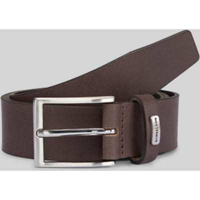 Strellson Riem Leder - Jongens - 85 cm - dark brown
