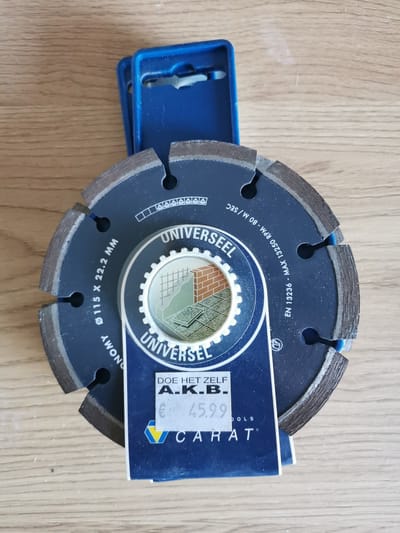 Universele diamant slijpschijf | Diamantzaag | diamantschijf | diamantzaagblad Carat