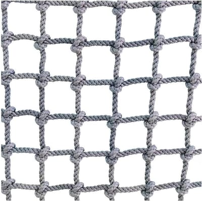 Klimnet Outdoor - Veiligheidsnet Kinderen - Buiten Spelen - Versterkt Polyamide - 1x10m - Zwart