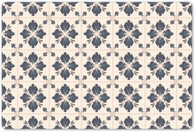 Placemats 45x30 cm - Placemat kunststof - 1 stuk - Bladvorm - Klassiek - Kleurrijk - Borden onderleggers - Decoratie voor op tafel - Keuken tafeldecoratie accessoires - Vinyl onderlegger - Tafelversiering