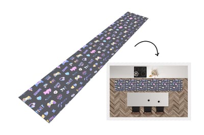 Keukenloper - Loper keuken - Meisjes - Gaming - Console - Patronen - 300x50 cm - Keukenloper vinyl