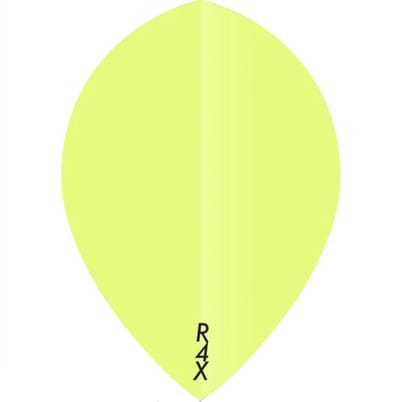 DLDarts - Pear Flights - 100 micron - 1 Set - Fluor Geel