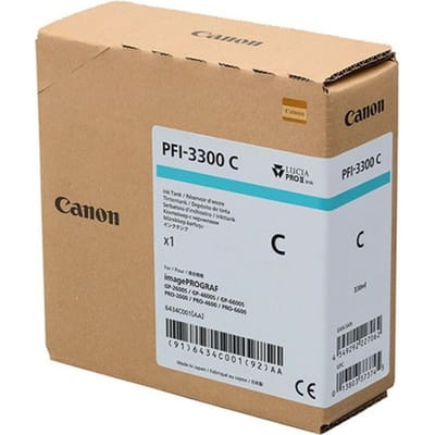 Canon PFI-3300C inktcartridge hoge capaciteit cyaan (origineel)
