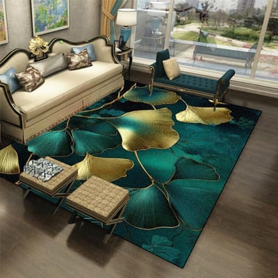 Licht Luxe Groen Tapijt voor Woonkamer Decoratie Scandinavische Tapijten Sofa Zone Decoratie Lounge Vloermat Grote Oppervlakte Kleden Slaapkamer 60*90cm