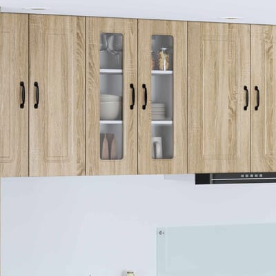 vidaXL - Vaatwasserpaneel - Kalmar - Sonoma - Eik - 60 - x - 31 - x - 80 - cm - Bewerkt - hout