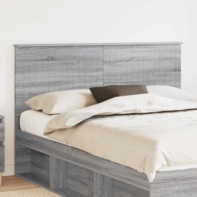 vidaXL Hoofdbord Grijs Sonoma Bewerkt hout