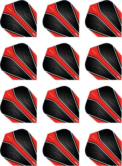 Extra Dikke Standaard Dartpijlen Flights - 12 Stuks in Set van 4