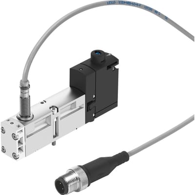 Festo 5/2 Monostabiel Lucht Magneetventiel Bouwgrootte 18mm ISO 15407-2 550l/min - 573201