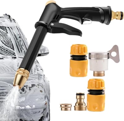 Autowasspuit - Hogedrukreiniger Schoonmaakgereedschap - Auto Wassen - 360 graden roterend - 19 x 18 cm - Niet gespecificeerd