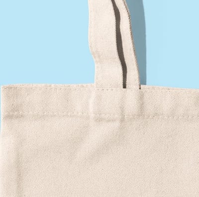 Tote Bag van 100% natuurlijk biologisch katoen - herbruikbare schoudertas voor dames, ideaal voor winkelen en dagelijks gebruik, unieke designs, Beige
