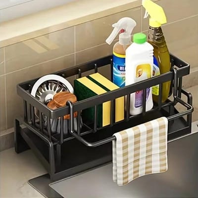 keukenaccessoires opberg waterdicht afdruiprek bordenrek afwasrek afvoer klein afval spons afdruiprek white