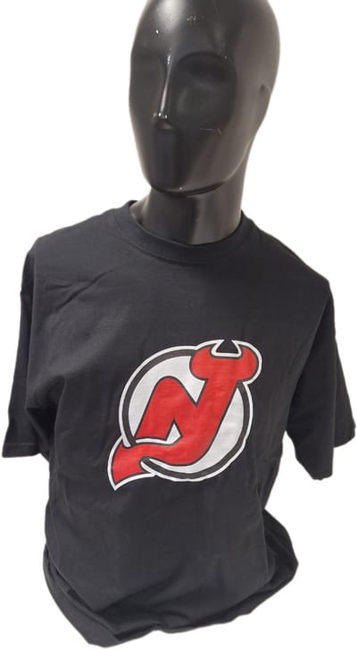 NEW YERSEY DEVILS -TSHIRT-BLACK- L